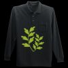 Long Sleeve Silk Touch Polo with Pocket Thumbnail