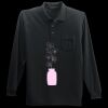 Long Sleeve Silk Touch Polo with Pocket Thumbnail