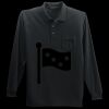 Long Sleeve Silk Touch Polo with Pocket Thumbnail