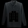 Long Sleeve Silk Touch Polo with Pocket Thumbnail