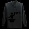 Long Sleeve Silk Touch Polo with Pocket Thumbnail