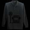 Long Sleeve Silk Touch Polo with Pocket Thumbnail