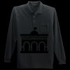 Long Sleeve Silk Touch Polo with Pocket Thumbnail