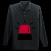 Long Sleeve Silk Touch Polo with Pocket Thumbnail