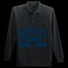 Long Sleeve Silk Touch Polo with Pocket Thumbnail