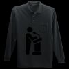Long Sleeve Silk Touch Polo with Pocket Thumbnail