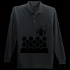 Long Sleeve Silk Touch Polo with Pocket Thumbnail