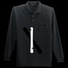 Long Sleeve Silk Touch Polo with Pocket Thumbnail