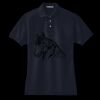 Women's Heavyweight Cotton Pique Polo Miniatura