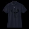 Women's Heavyweight Cotton Pique Polo Miniatura
