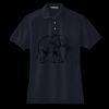 Women's Heavyweight Cotton Pique Polo Miniatura
