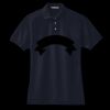 Women's Heavyweight Cotton Pique Polo Miniatura