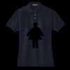 Women's Heavyweight Cotton Pique Polo Miniatura
