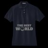 Women's Heavyweight Cotton Pique Polo Miniatura