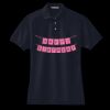 Women's Heavyweight Cotton Pique Polo Miniatura