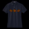 Women's Heavyweight Cotton Pique Polo Miniatura