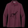 Women's Silk Touch Long Sleeve Polo Miniatura