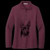 Women's Silk Touch Long Sleeve Polo Miniatura
