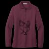 Women's Silk Touch Long Sleeve Polo Miniatura