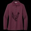 Women's Silk Touch Long Sleeve Polo Miniatura