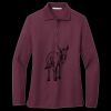 Women's Silk Touch Long Sleeve Polo Miniatura