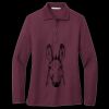 Women's Silk Touch Long Sleeve Polo Miniatura