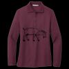 Women's Silk Touch Long Sleeve Polo Miniatura