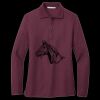 Women's Silk Touch Long Sleeve Polo Miniatura