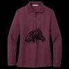 Women's Silk Touch Long Sleeve Polo Miniatura