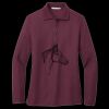 Women's Silk Touch Long Sleeve Polo Miniatura