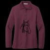 Women's Silk Touch Long Sleeve Polo Miniatura