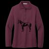 Women's Silk Touch Long Sleeve Polo Miniatura