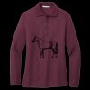 Women's Silk Touch Long Sleeve Polo Thumbnail