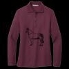 Women's Silk Touch Long Sleeve Polo Thumbnail