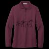Women's Silk Touch Long Sleeve Polo Miniatura