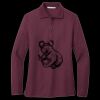 Women's Silk Touch Long Sleeve Polo Miniatura