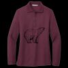 Women's Silk Touch Long Sleeve Polo Miniatura