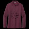Women's Silk Touch Long Sleeve Polo Miniatura