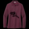 Women's Silk Touch Long Sleeve Polo Miniatura