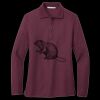 Women's Silk Touch Long Sleeve Polo Miniatura