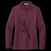 Women's Silk Touch Long Sleeve Polo Miniatura