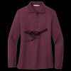 Women's Silk Touch Long Sleeve Polo Miniatura