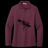 Women's Silk Touch Long Sleeve Polo Miniatura