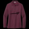 Women's Silk Touch Long Sleeve Polo Miniatura