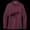 Women's Silk Touch Long Sleeve Polo Miniatura