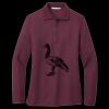 Women's Silk Touch Long Sleeve Polo Thumbnail