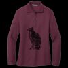 Women's Silk Touch Long Sleeve Polo Miniatura