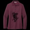 Women's Silk Touch Long Sleeve Polo Miniatura