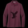 Women's Silk Touch Long Sleeve Polo Miniatura