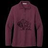Women's Silk Touch Long Sleeve Polo Miniatura